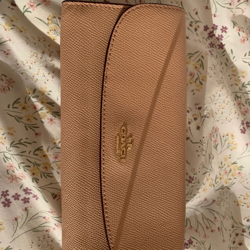 Oversized dust pink wallet